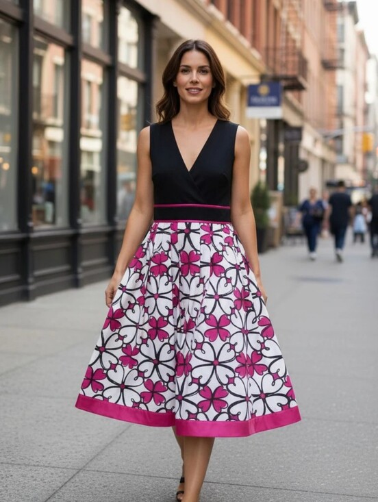 S.L. Fashions Dresses & Skirts - S.L.fashions woman dress